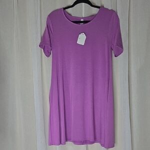 Zenana Outfitters Purple Midi Dress